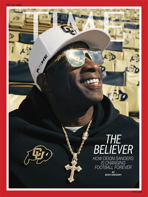 Deion Sanders hits the cover of Time Magazine